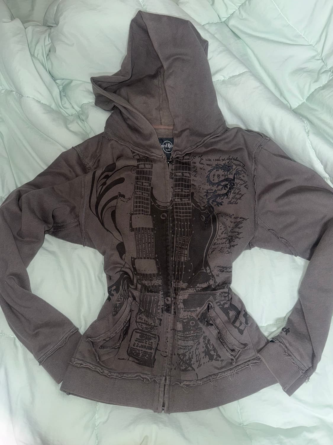 하드락 그런지 y2k 후드집업 상품이미지1