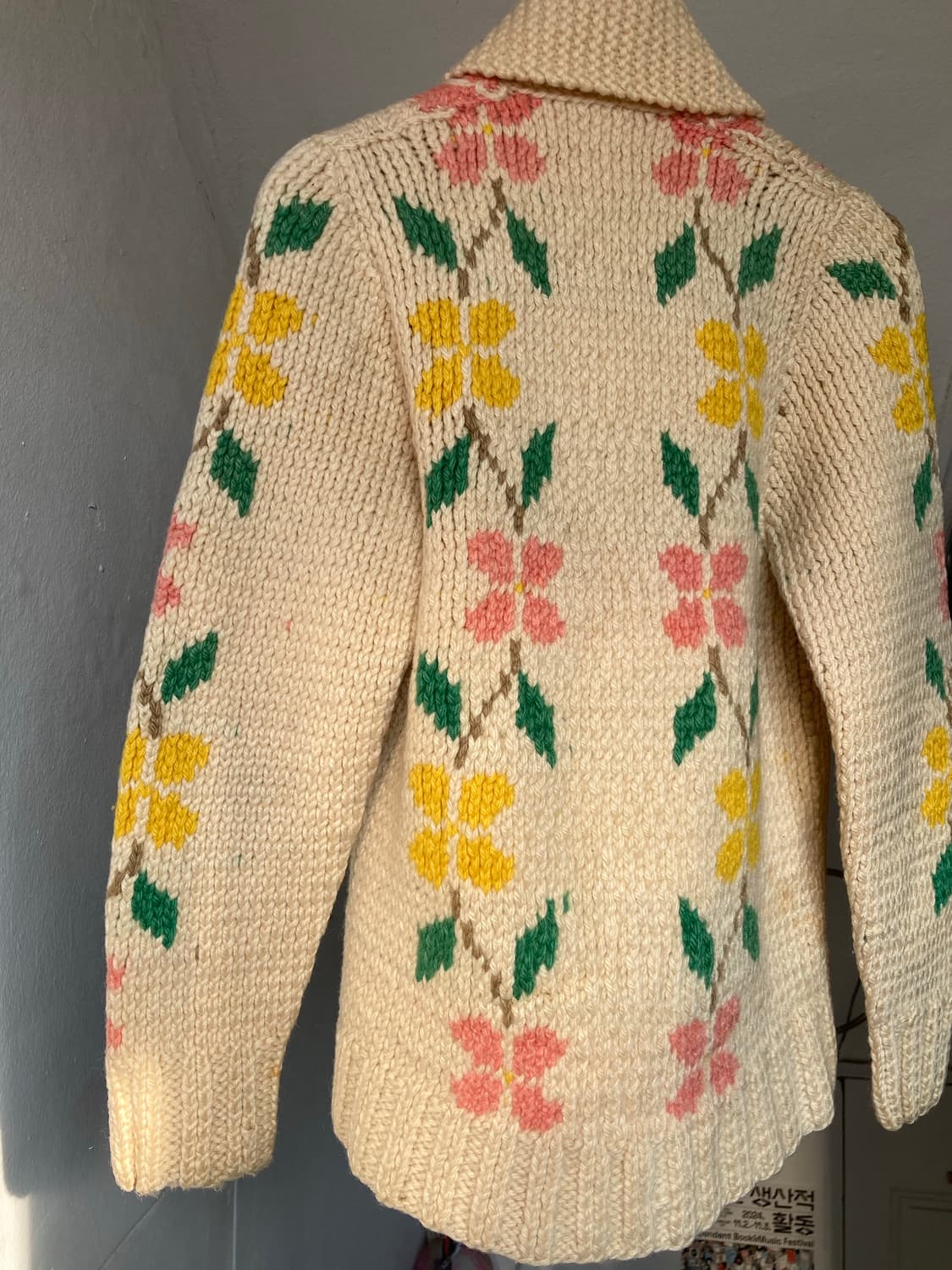 핸드메이드 울 플라워 자켓 상품이미지7