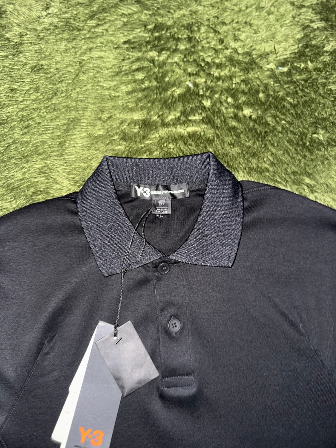 Y-3 요지 야마모토 뉴질랜드 올블랙스 폴로 티셔츠 블랙 상품이미지3