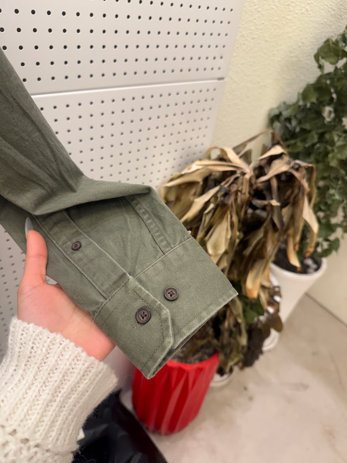 폴로 랄프로렌 카키 원포켓 셔츠 U637 상품이미지3