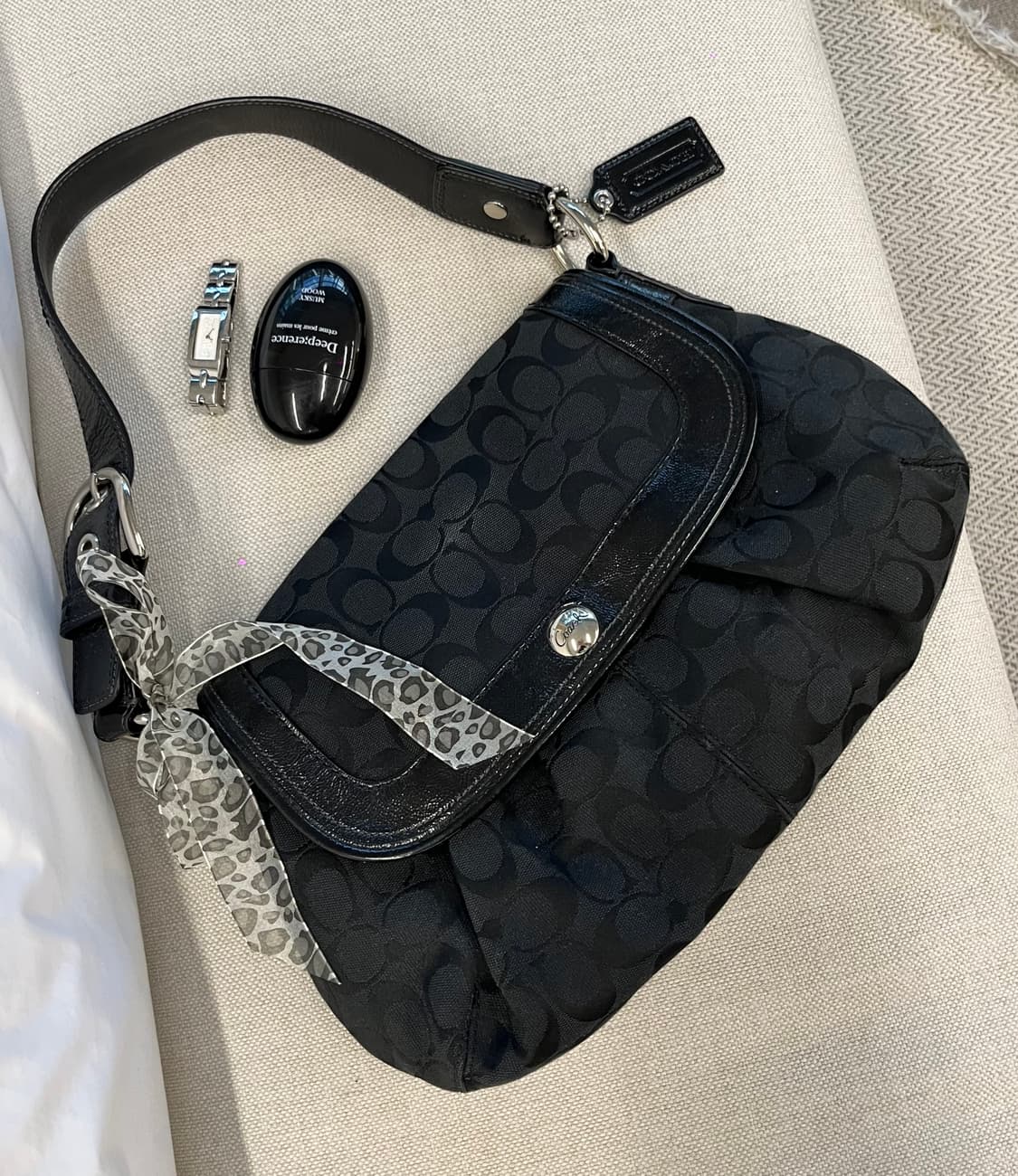 Coach Black Leopard Bag 상품이미지1