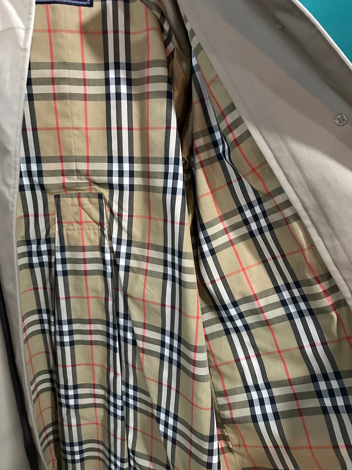 버버리 노바체크 트렌치코트 베이지 상품이미지5