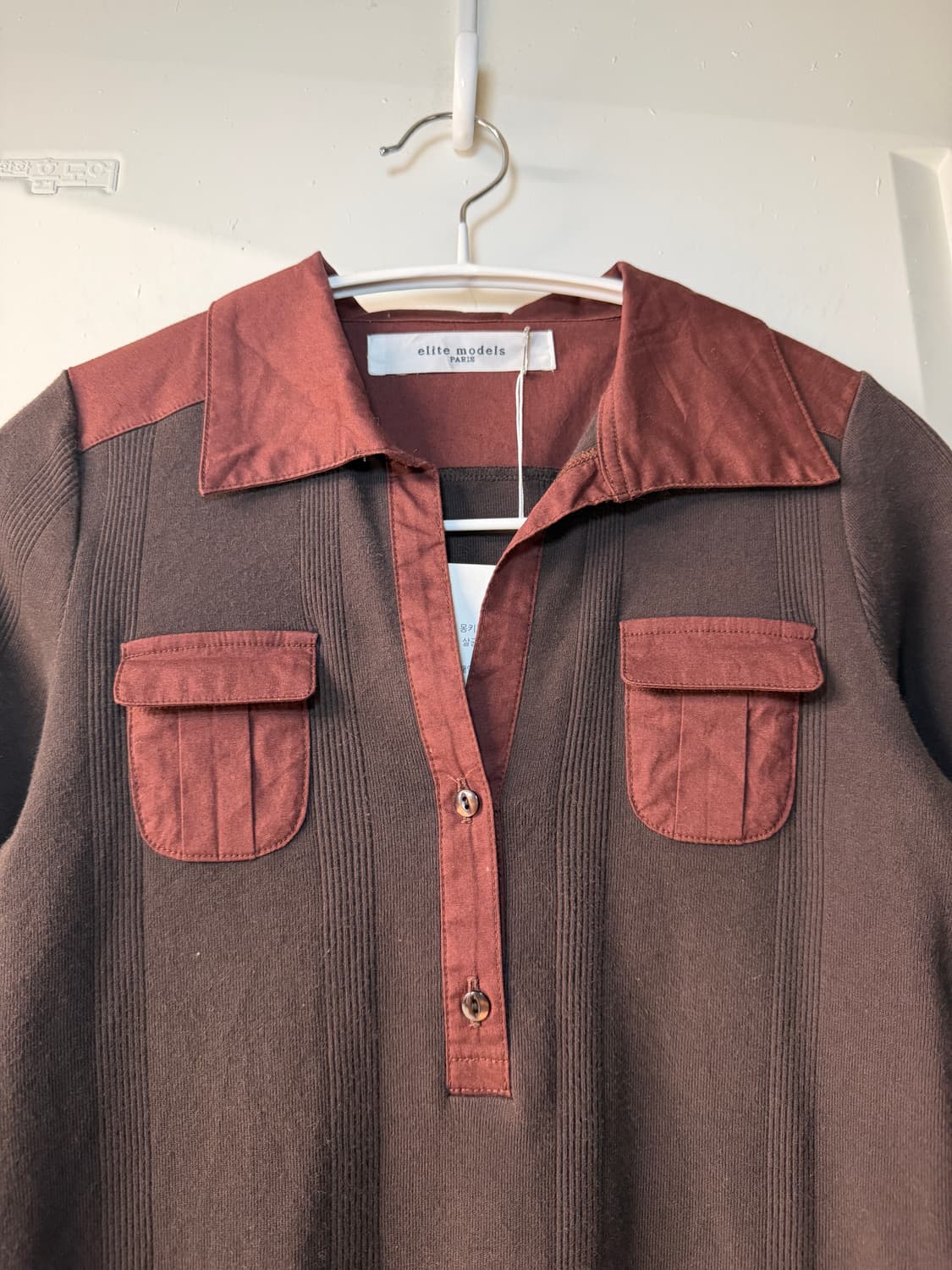 일본빈티지 브이넥 롱슬리브 상품이미지2