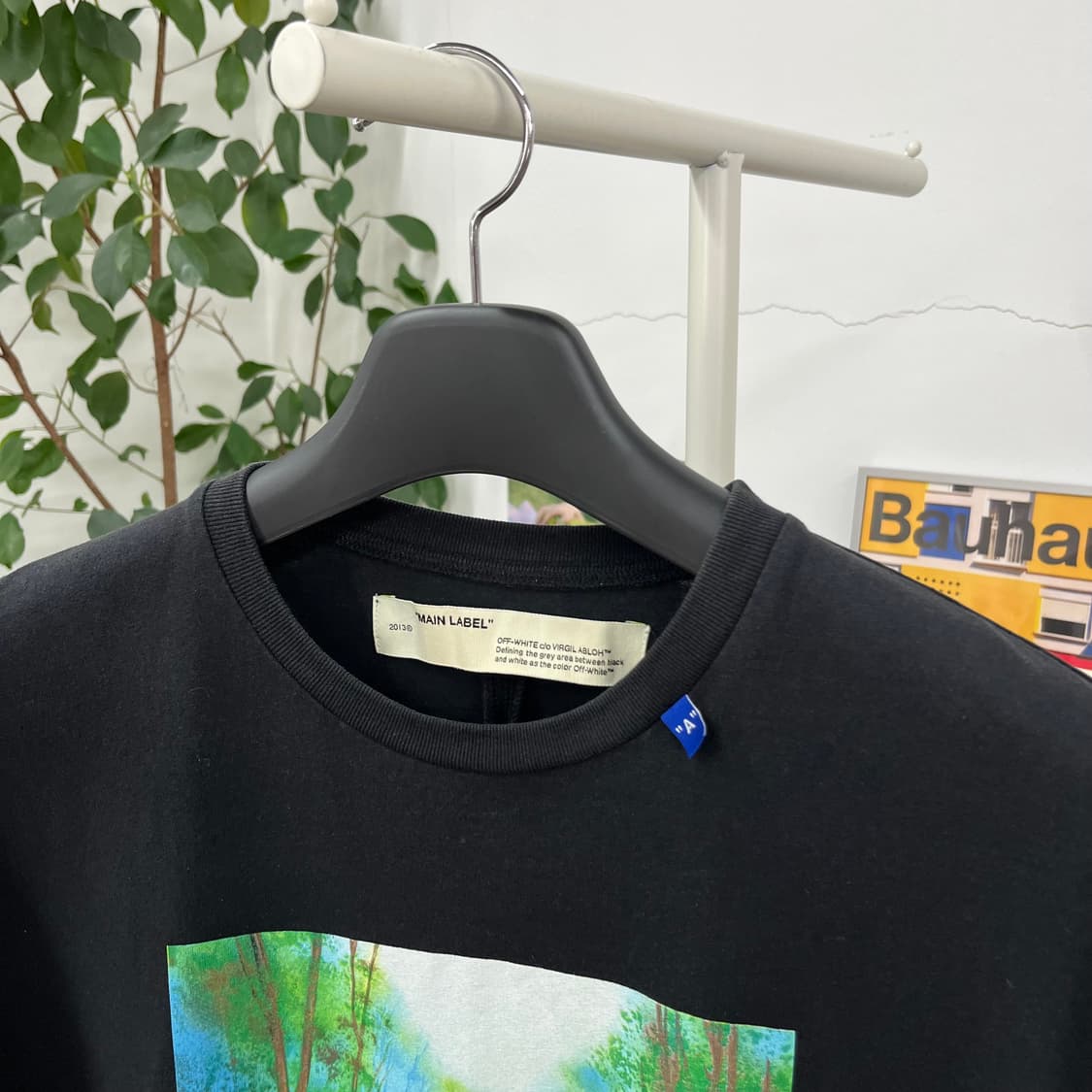 오프화이트 반팔 티셔츠 XS 상품이미지3