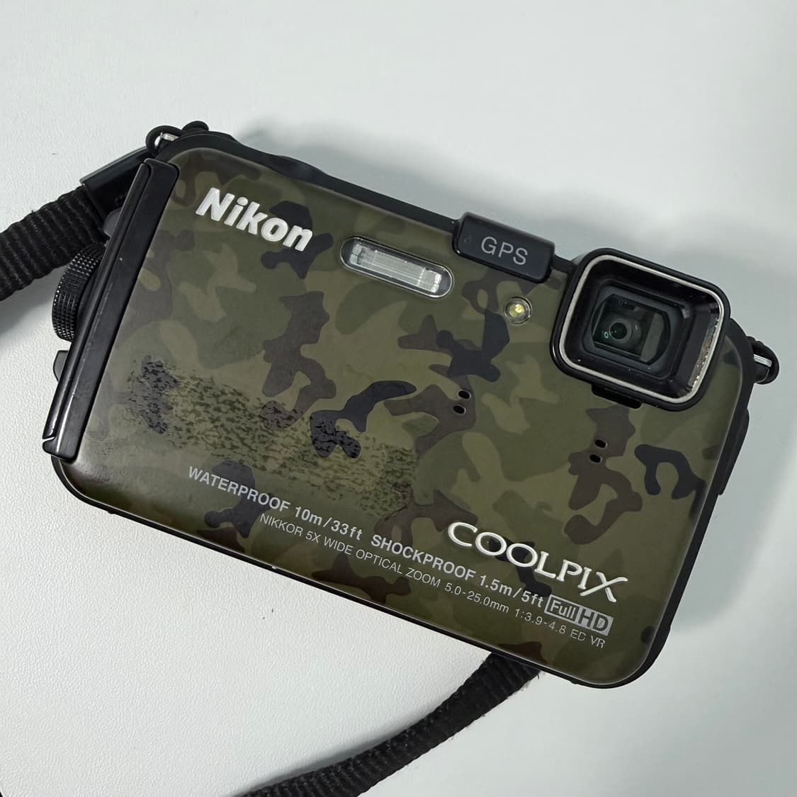 니콘 쿨픽스 aw100 카모 빈티지 디카 상품이미지1