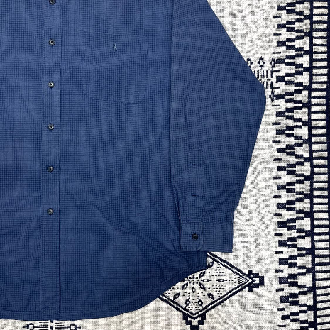 폴로 포니 로고 빅셔츠 체크 셔츠 상품이미지6