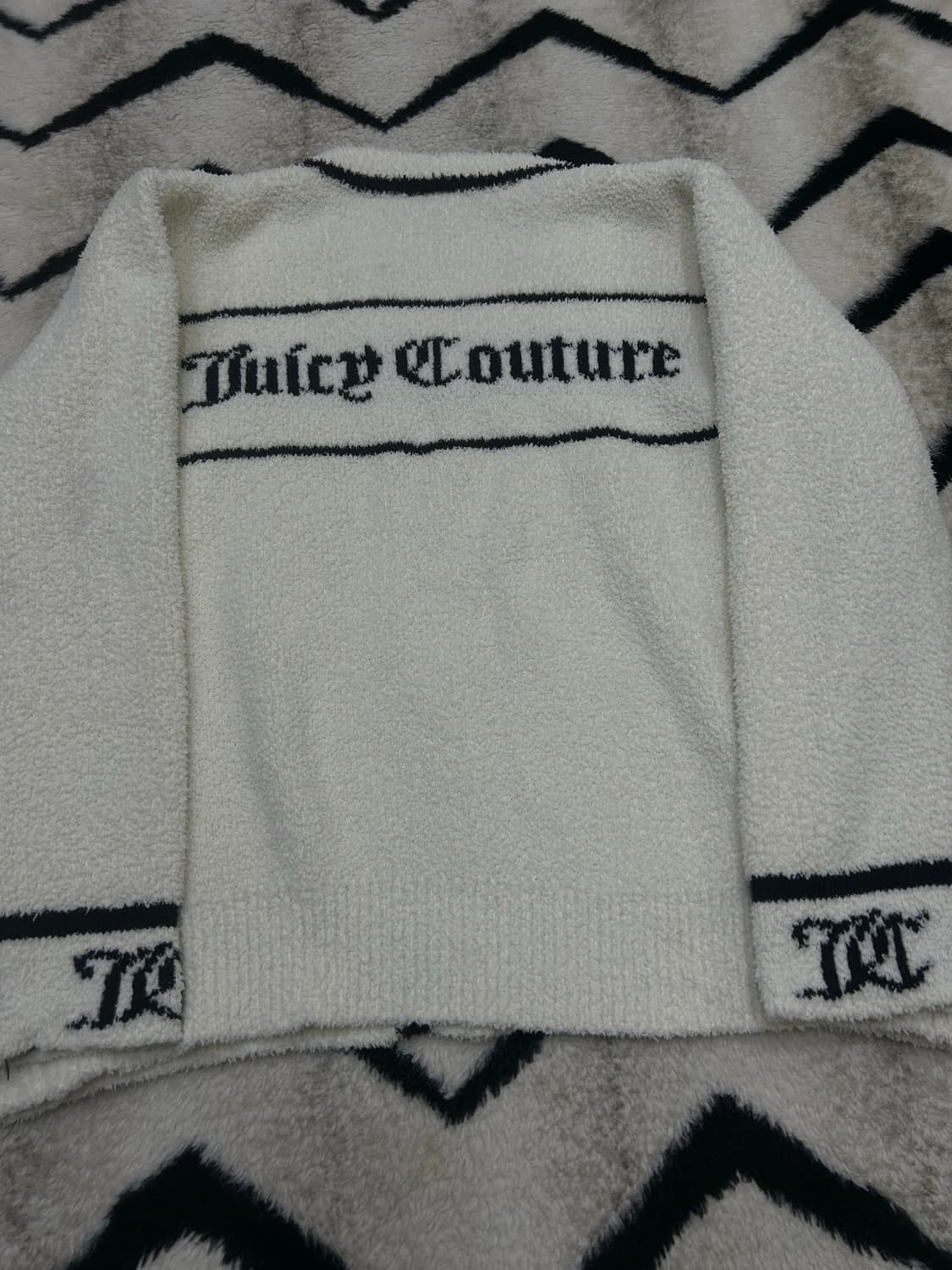 [M]쥬시꾸뛰르 빅로고 테리 가디건/크림 상품이미지2