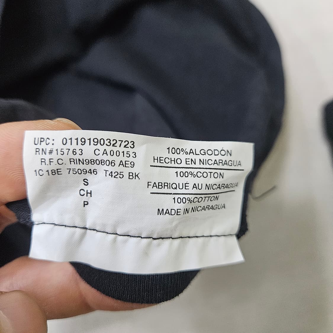 S 챔피온 여성 블랙 반팔티 0327Y 상품이미지4