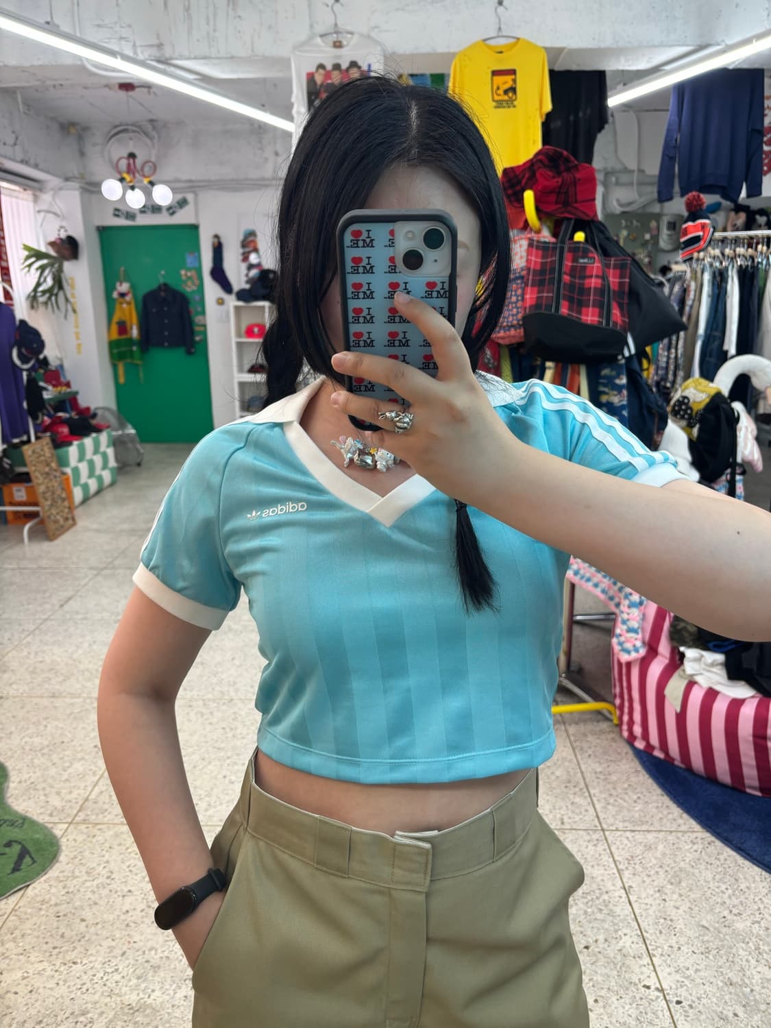 Vintage Adidas Jersey Crop Top 상품이미지6