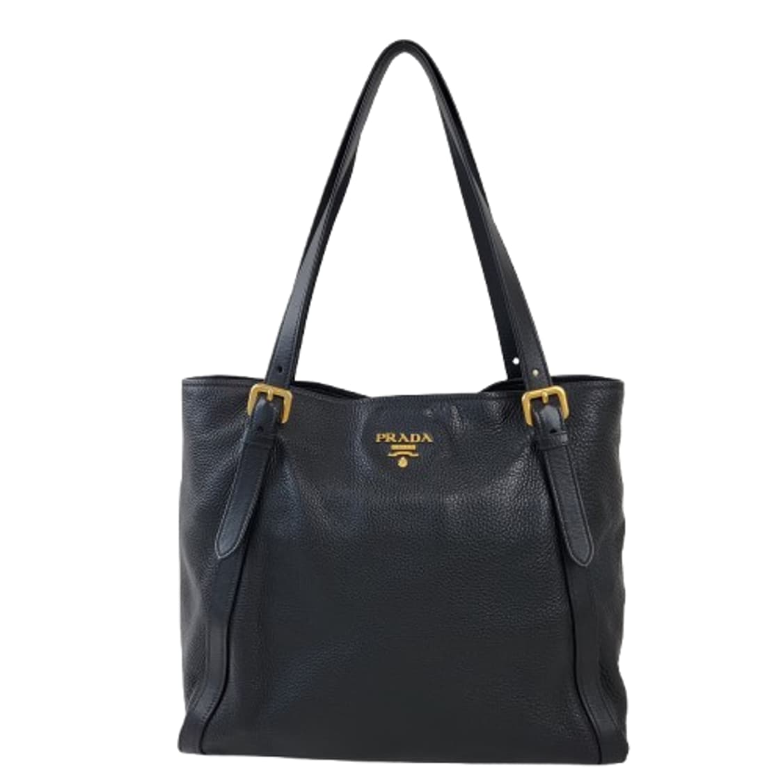 정품 프라다 비텔로 다이노 가죽 블랙 숄더백 상품이미지1