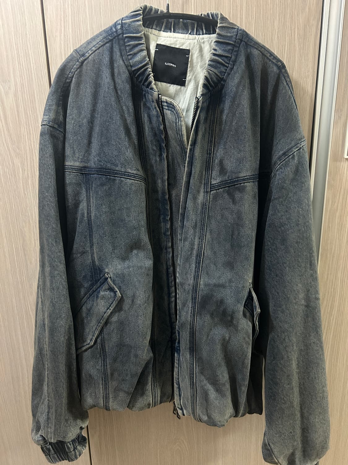 (L) 일꼬르소 더티워싱 MA-1 다크블루 상품이미지2