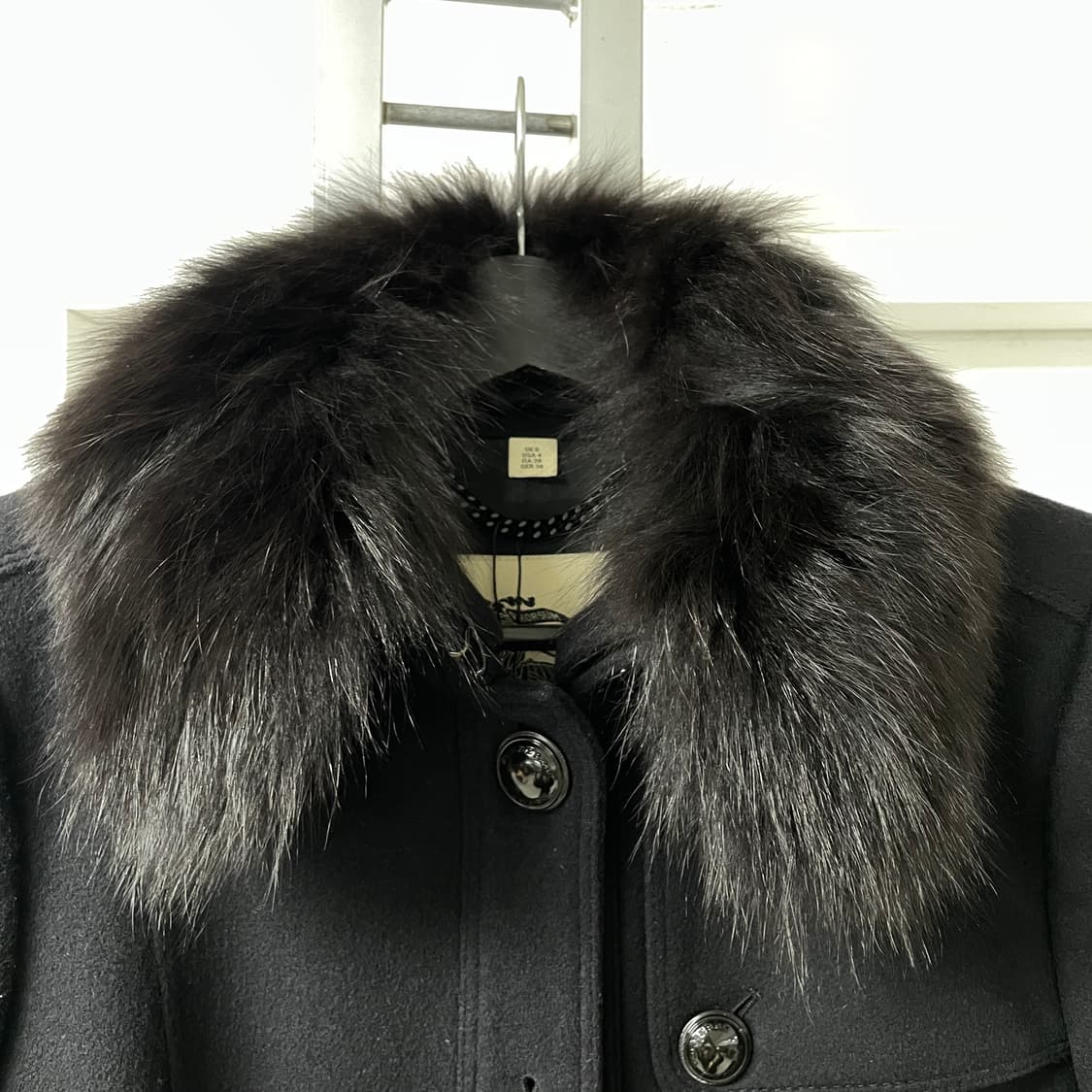 버버리 블랙 퍼 코트 6(W) 상품이미지9