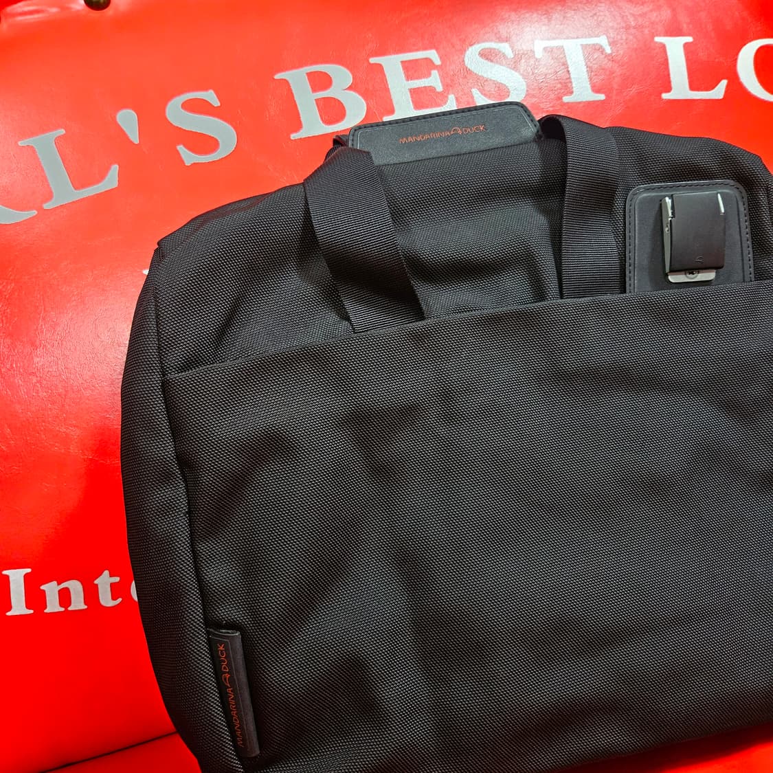 만다리나덕 나일론 노트북 브리프 케이스 35 x 30 x 12 size 상품이미지2