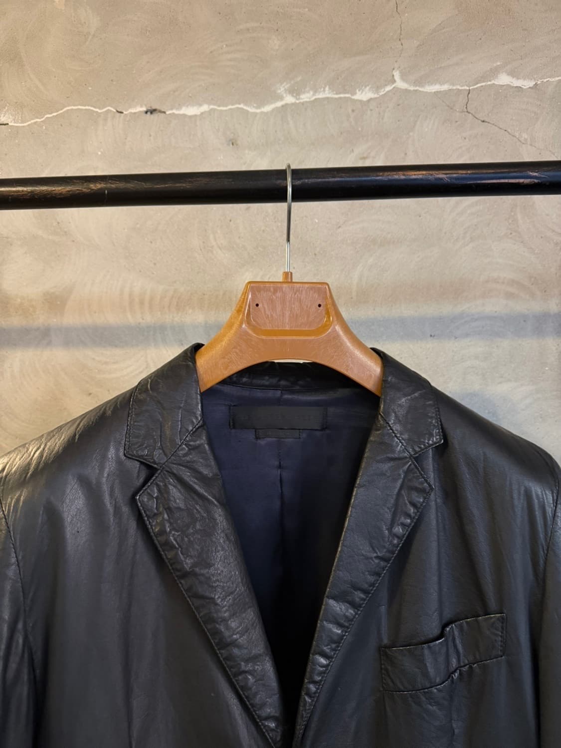 알렉산더 맥퀸 램스킨 레더 테일러드 자켓 100 상품이미지5