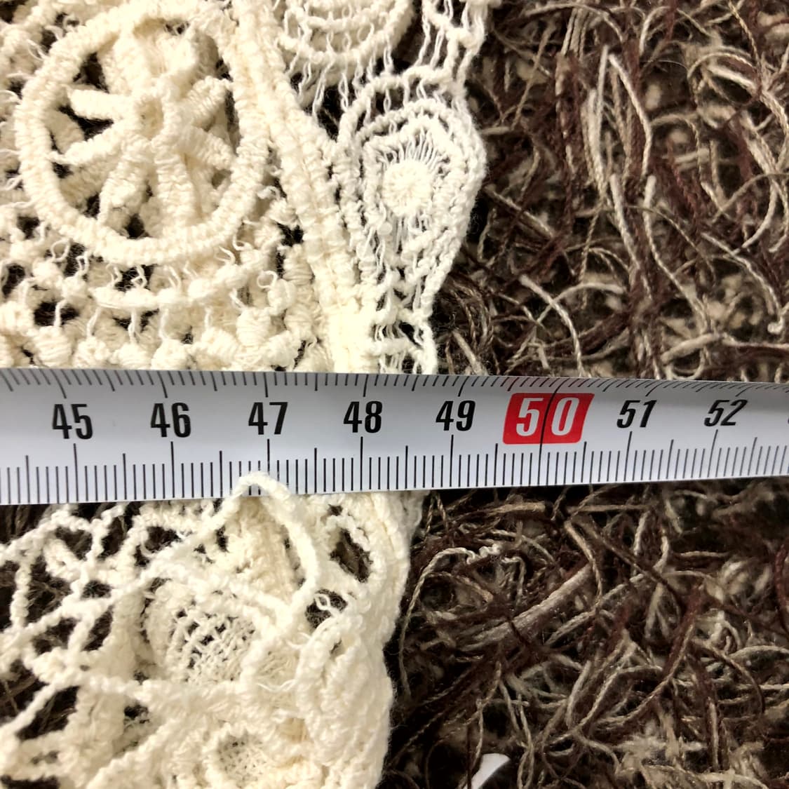  F 아레나 레이스 크로셰 탑 반팔 상품이미지4