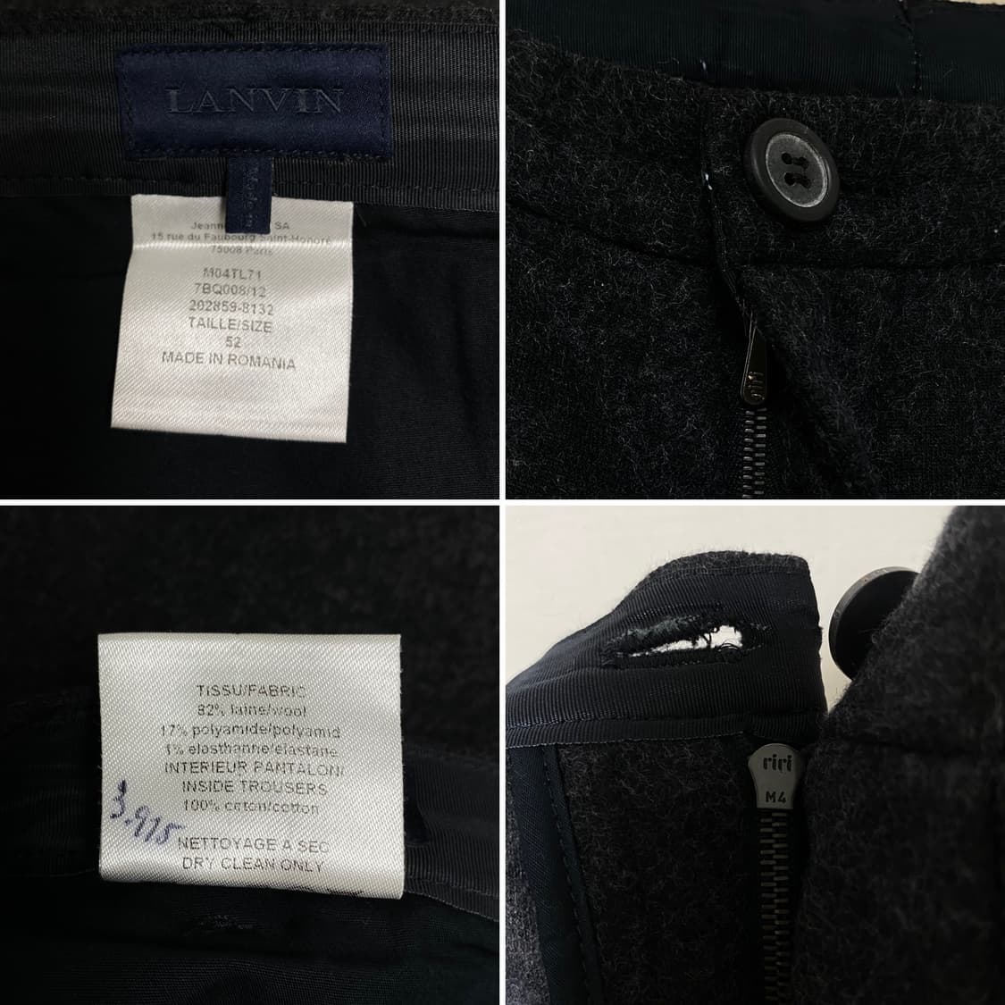 LANVIN by Lucas Ossendrijver BIKER PANTS 상품이미지9