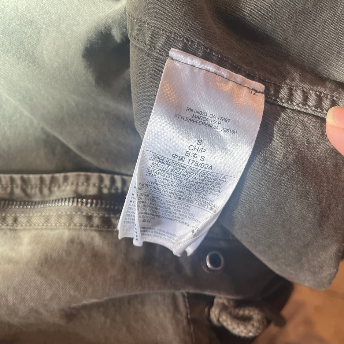 GAP 캔버스 M51 피쉬테일 파카  상품이미지4