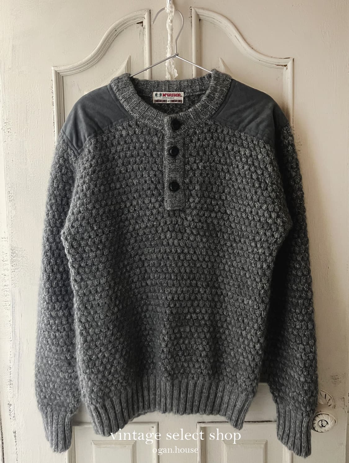 vintage elbow patch knit[Mcgregor] 상품이미지1