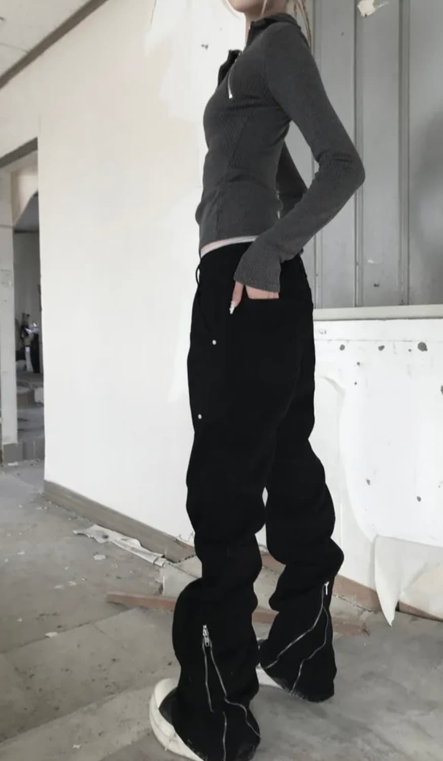 쿄이 GRIND ZIP CARGO PT 블랙 상품이미지1