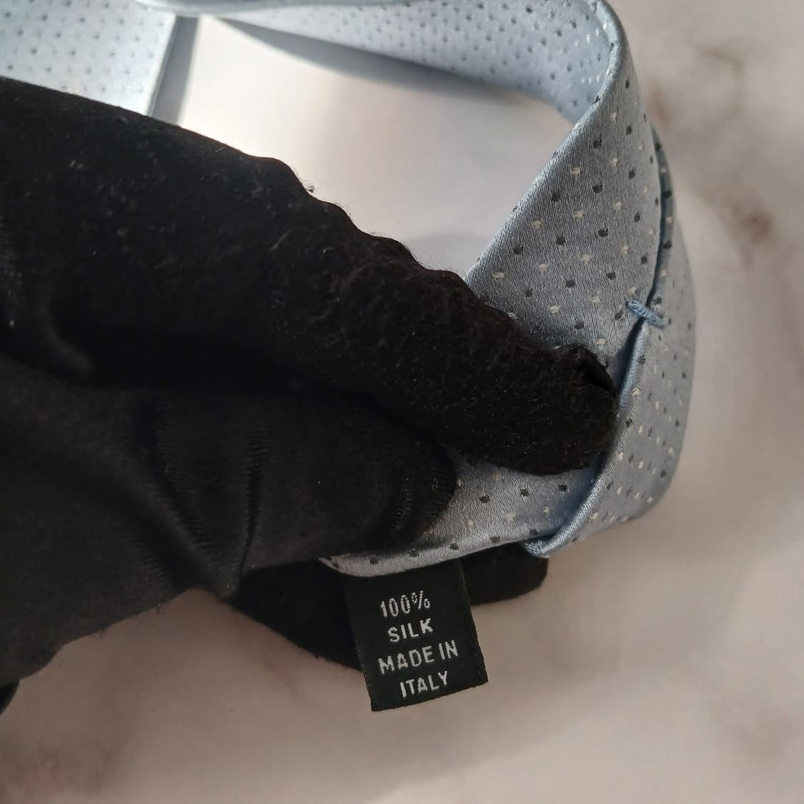 트루사르디 실크 스카이블루 도트 넥타이 8.7cm A+등급 A18951
 상품이미지8