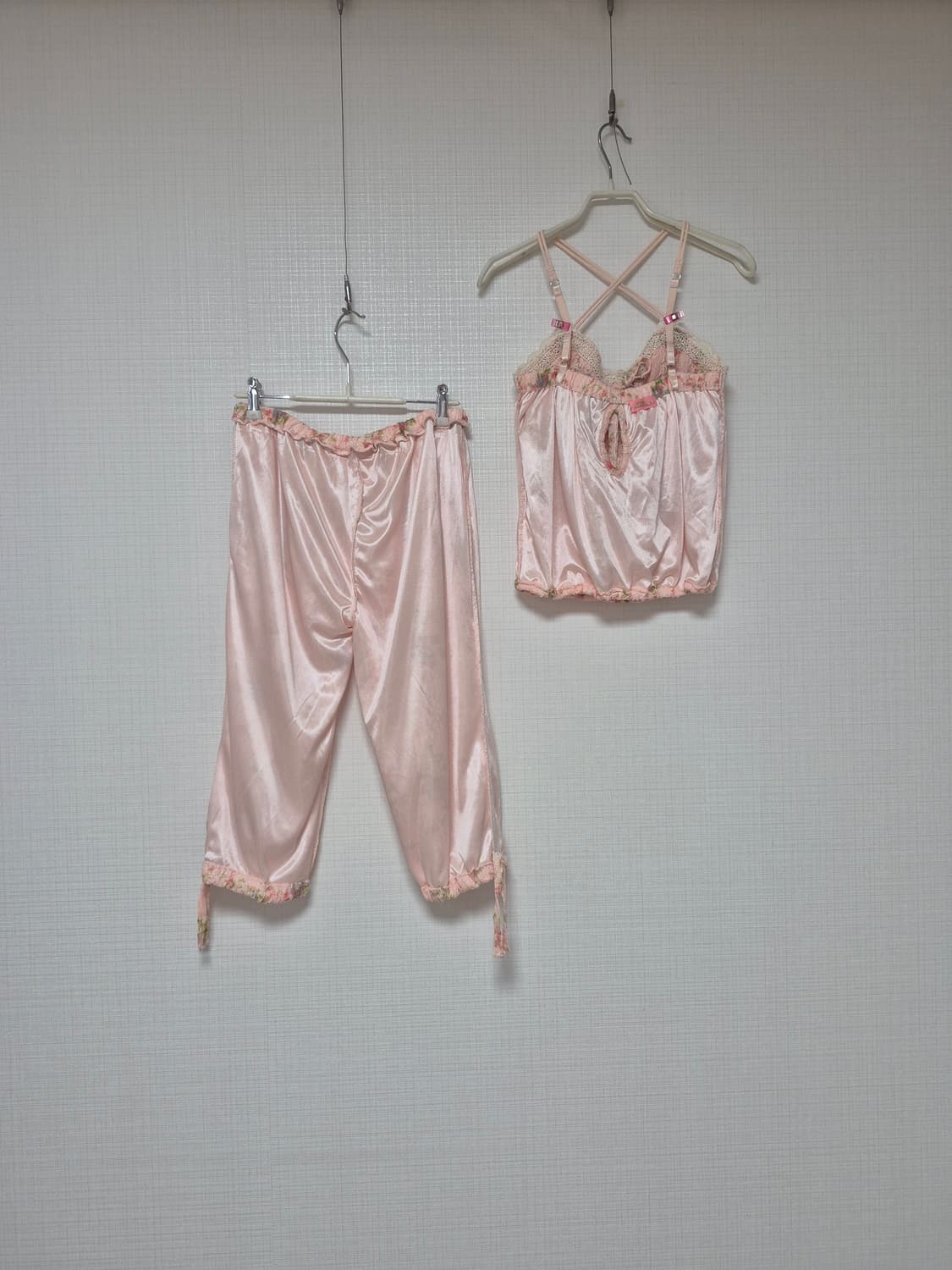 딸기우유 리즈리사 Chambre a couche 핑크플로럴 셋업입니다 ♡ 상품이미지5