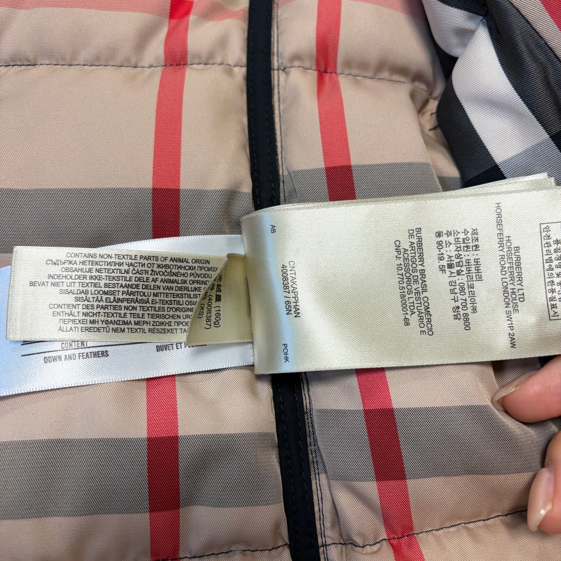 버버리 알러데일 폭스퍼 롱패딩 상품이미지9