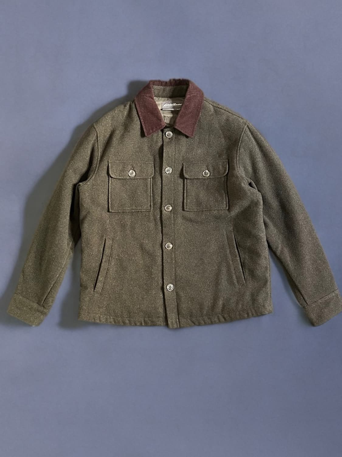 에디바우어 울 블렌드 코듀로이 칼라 헌팅자켓 상품이미지1