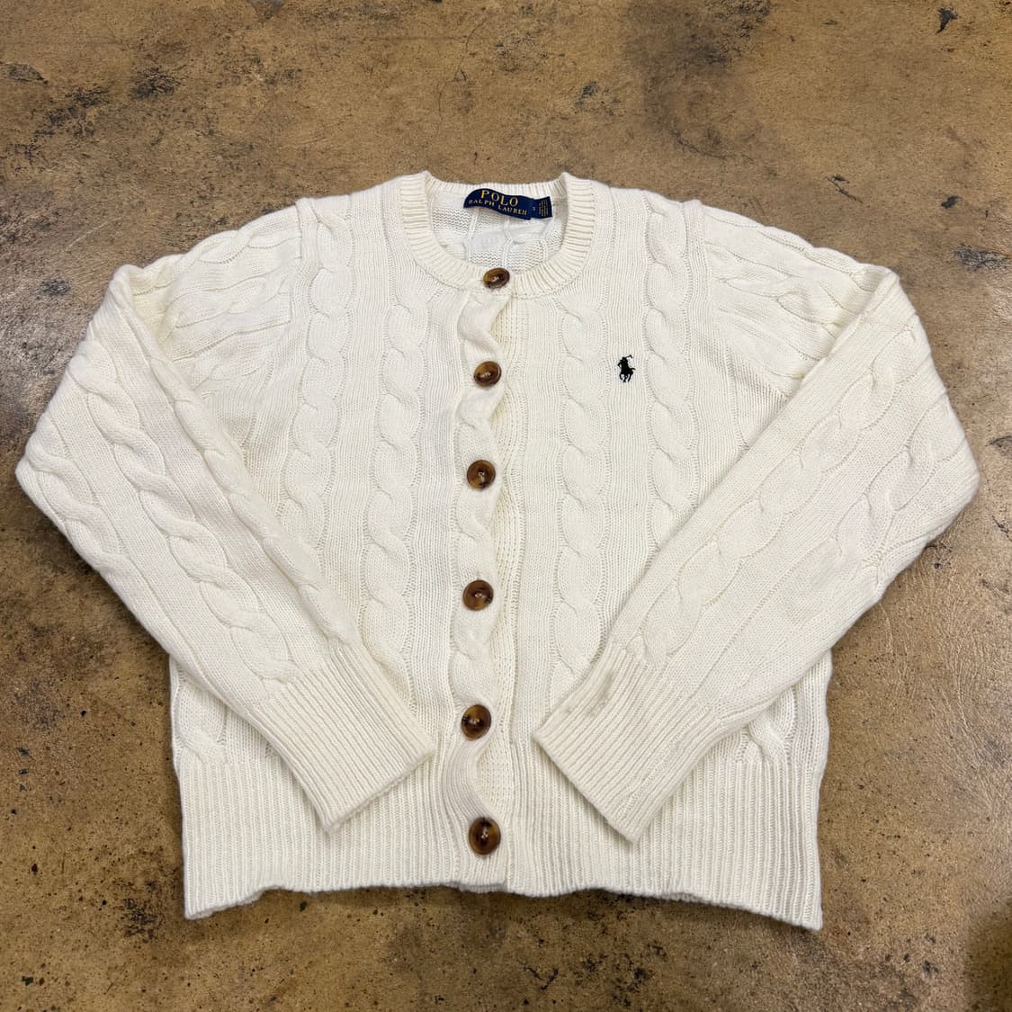 폴로 랄프로렌 꽈배기 니트 가디건  상품이미지2