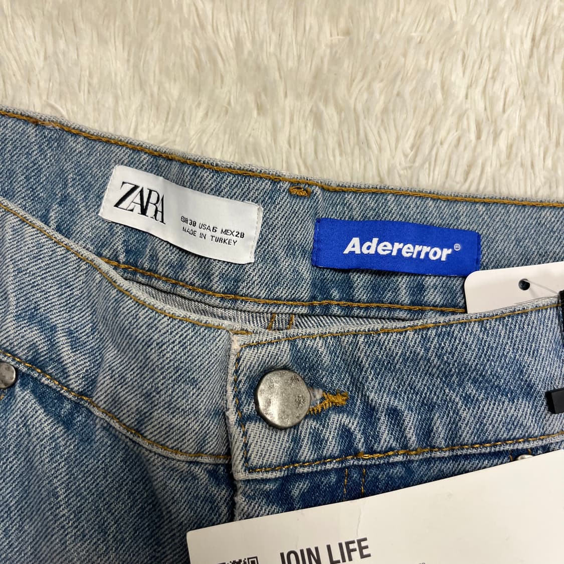 Zara × ADER ERROR patchwork denim pants  상품이미지6