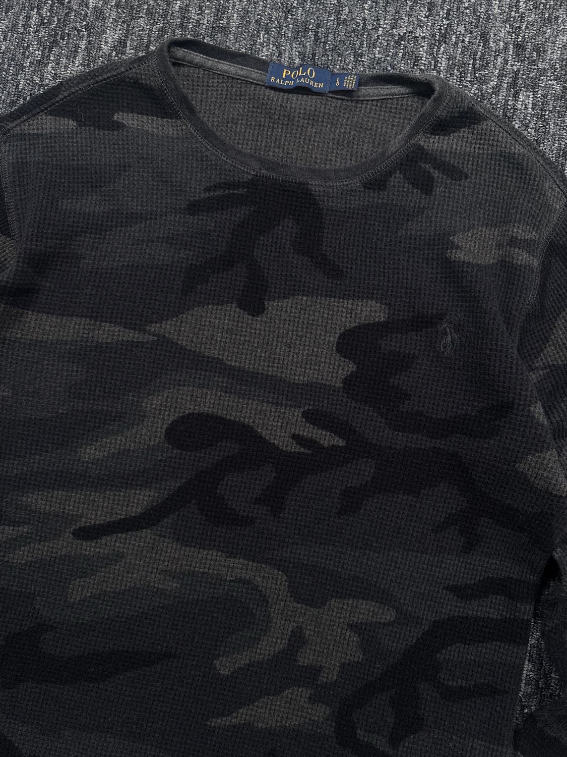 폴로 카모 와플 롱슬리브 상품이미지4