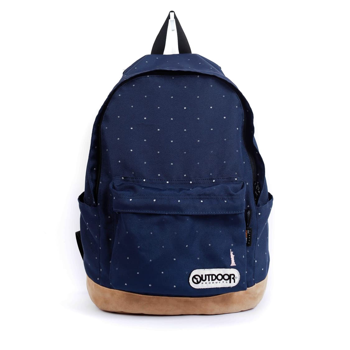 [OUTDOOR x EASTBOY] 네이비 코듀라 도트 프린팅 백팩 상품이미지2
