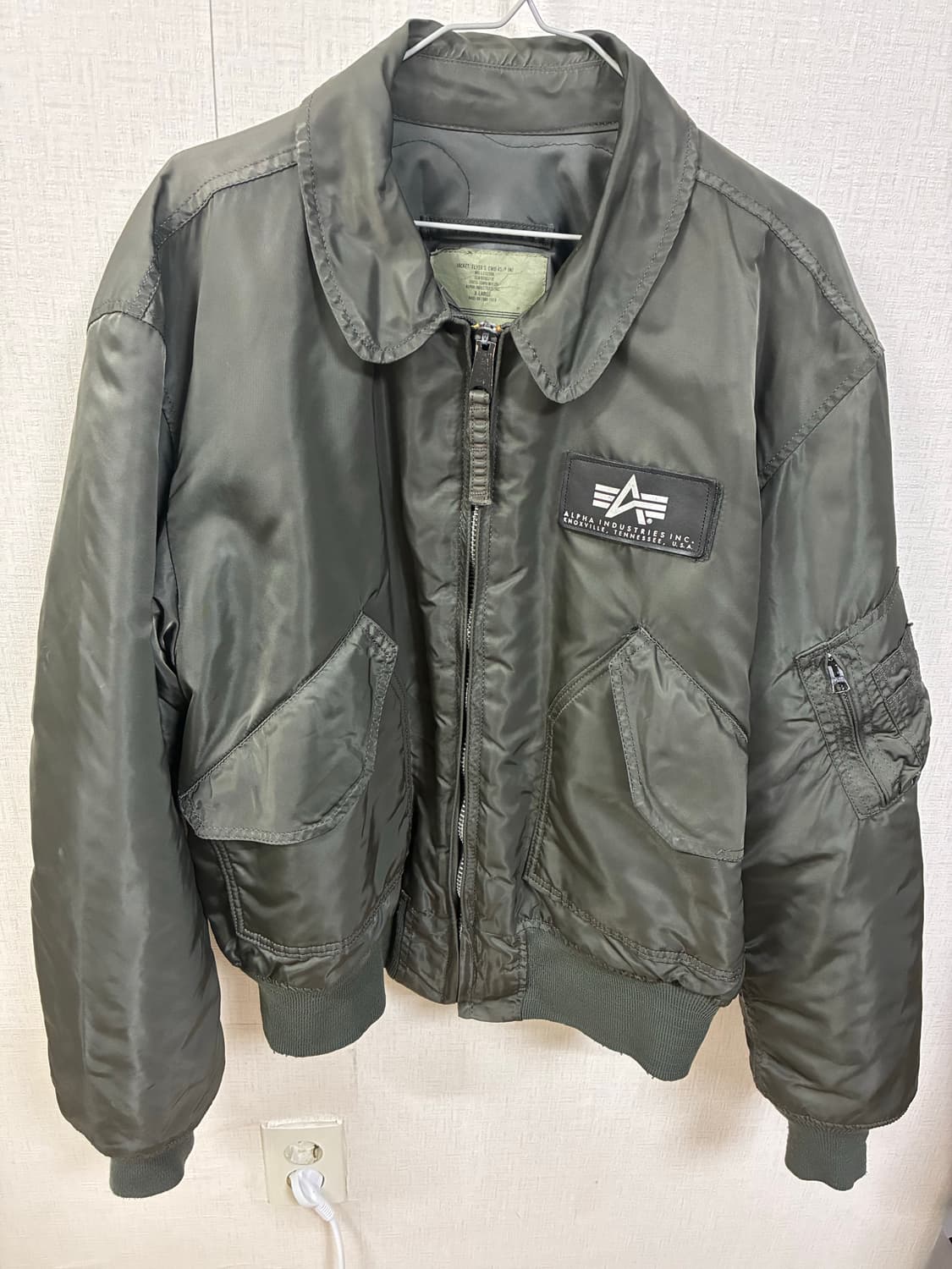 알파인더스트리 CWU-45/P 봄버 항공점퍼 XL 상품이미지5