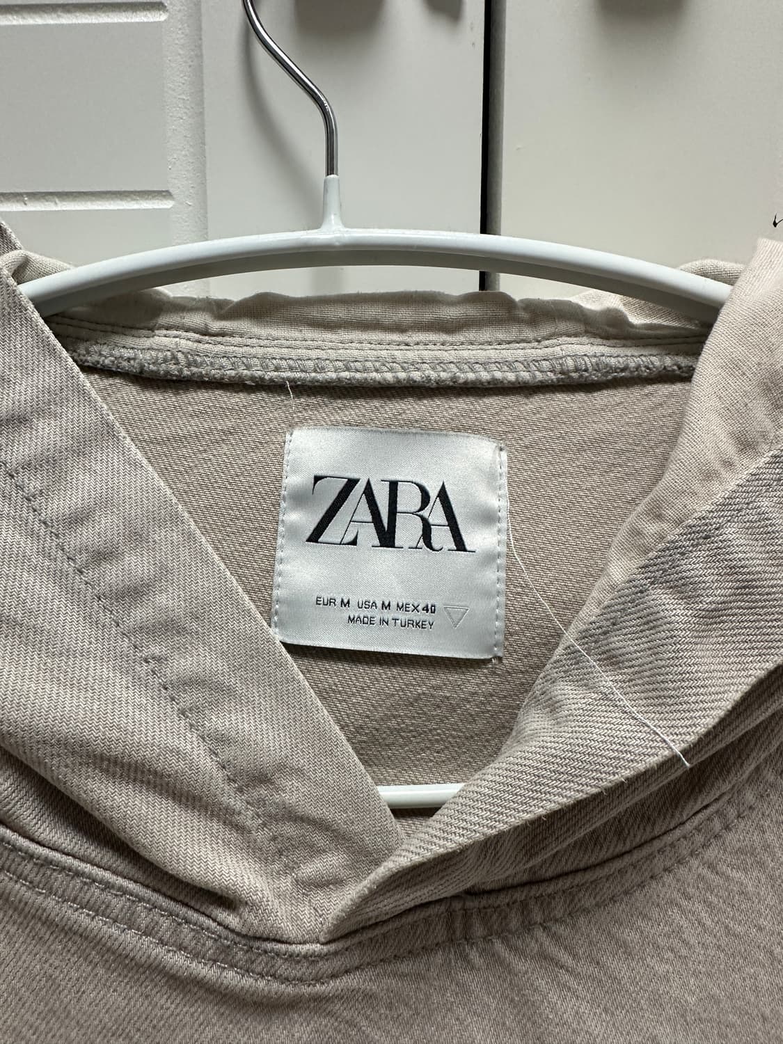 자라 데님 워싱 후드 상품이미지2