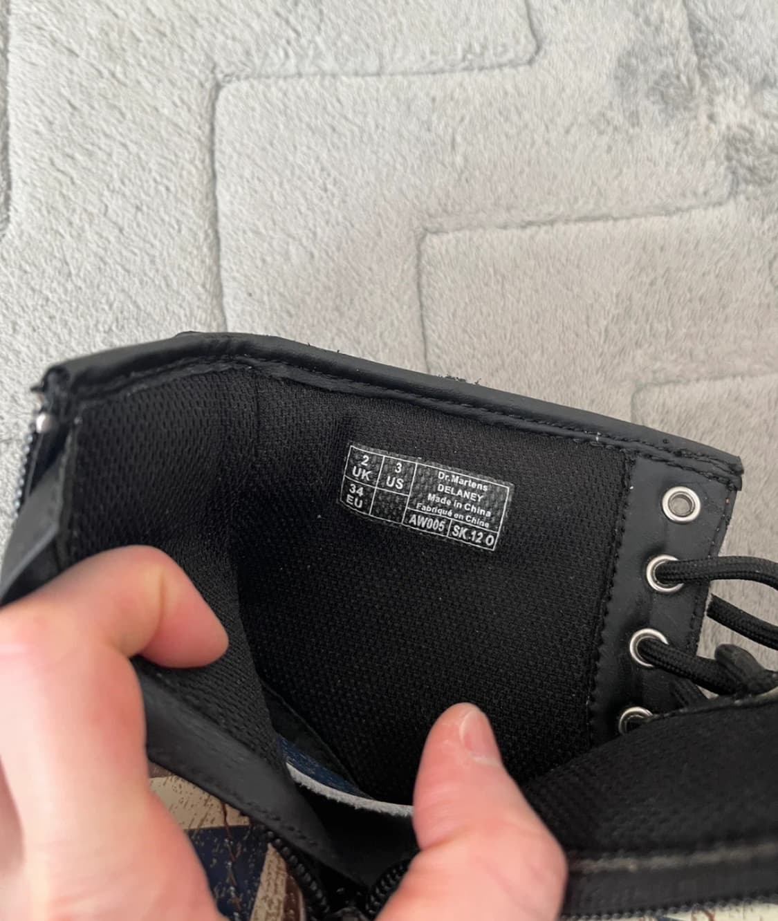 닥터마틴 DELANEY 유니언잭 부츠 상품이미지6