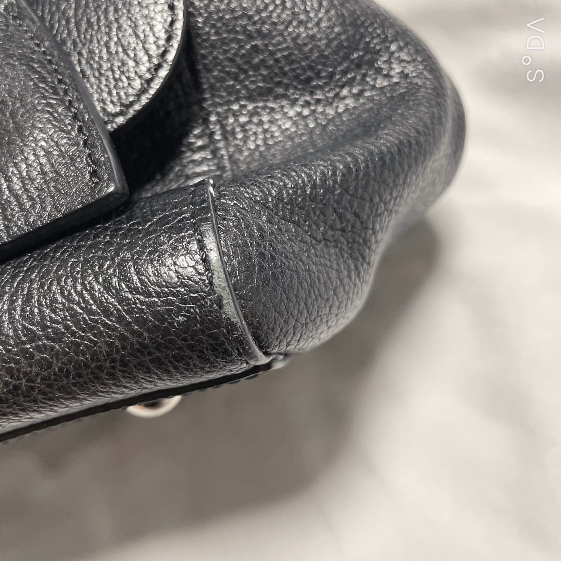 멀버리 블랙 레더 토트겸 크로스백 상품이미지10