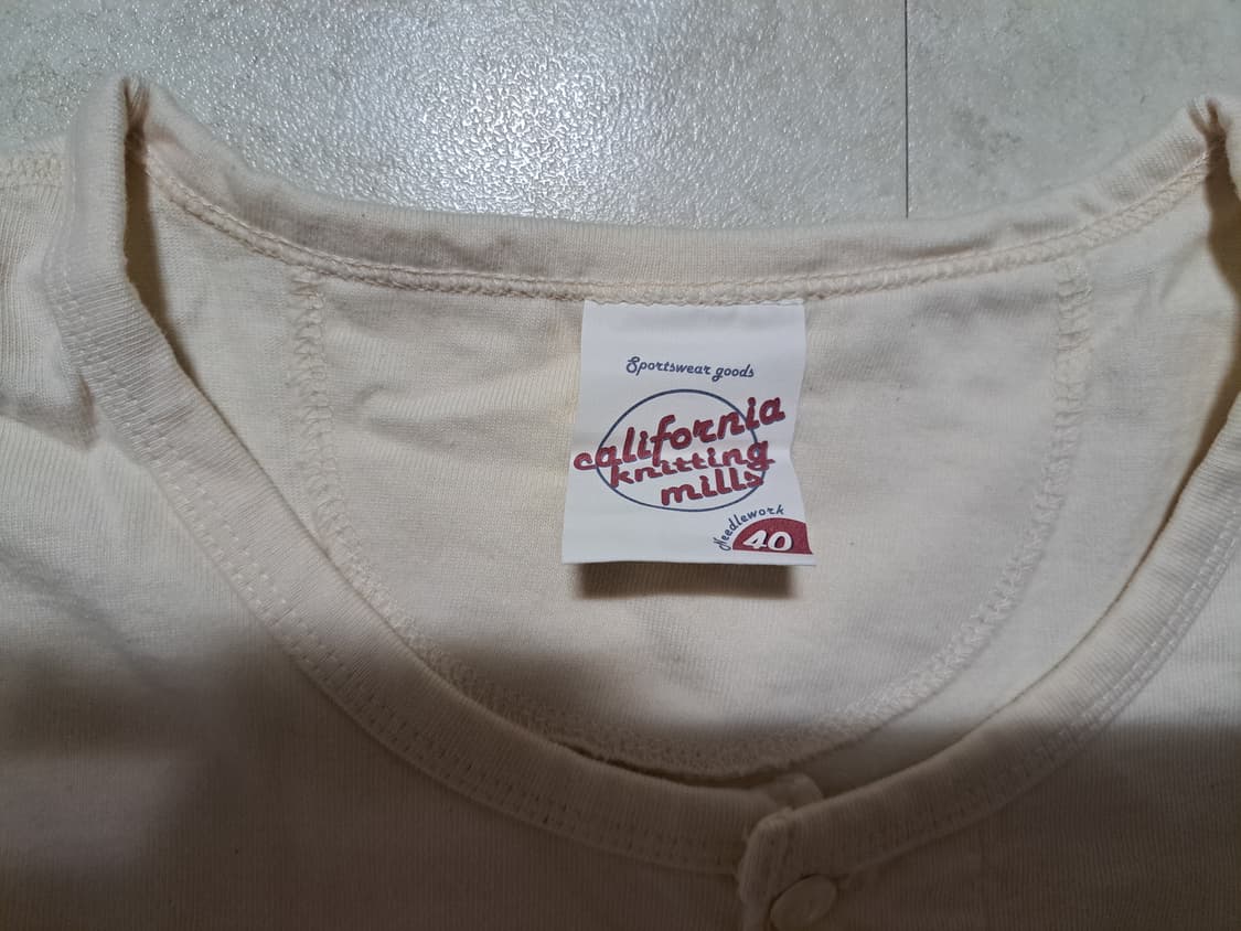 니들워크 헨리넥 반팔 티셔츠  상품이미지2