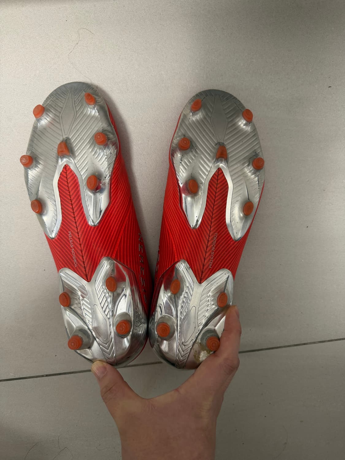 2019 아디다스 네메시스 19+ FG 레드 상품이미지3