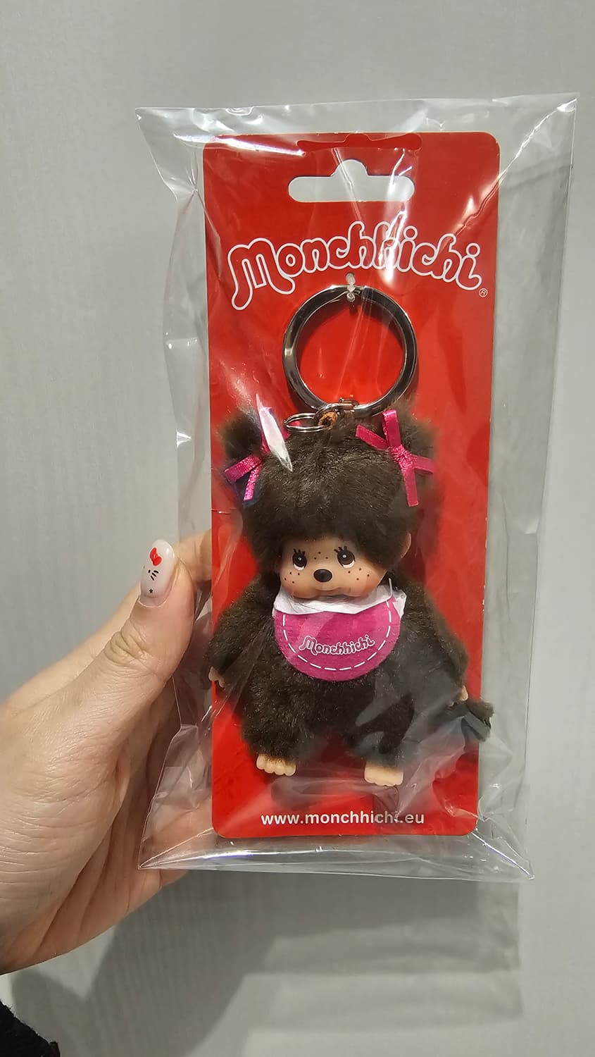 몬치치 클래식 몬치치 핑크 걸 키 체인 핑크 (유러피언 에디션) 상품이미지2