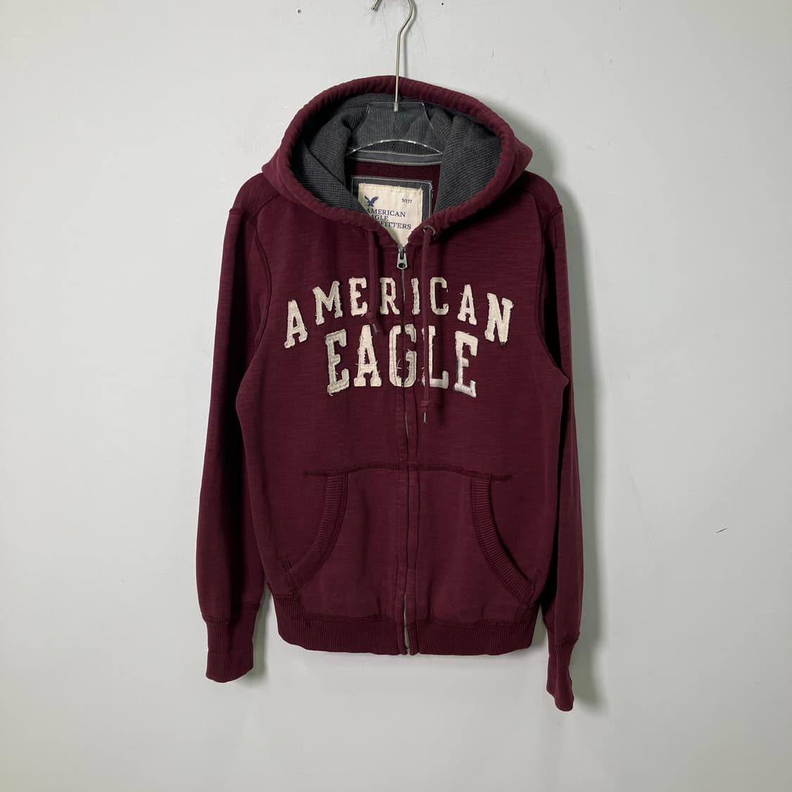 아메리칸이글 버건디 후드집업 상품이미지1