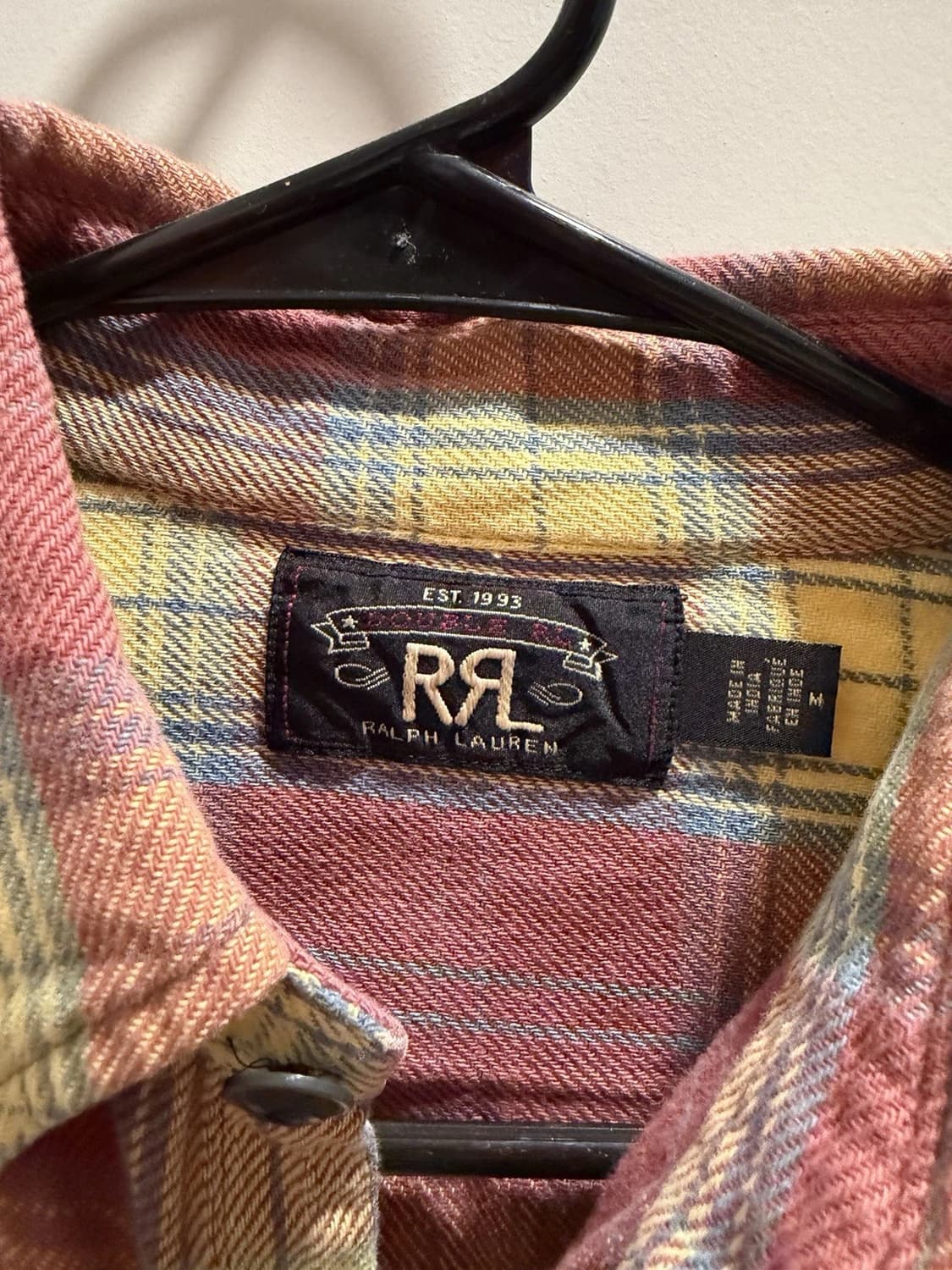 RRL 더블알엘 플래드 트윌 워크 셔츠 상품이미지2