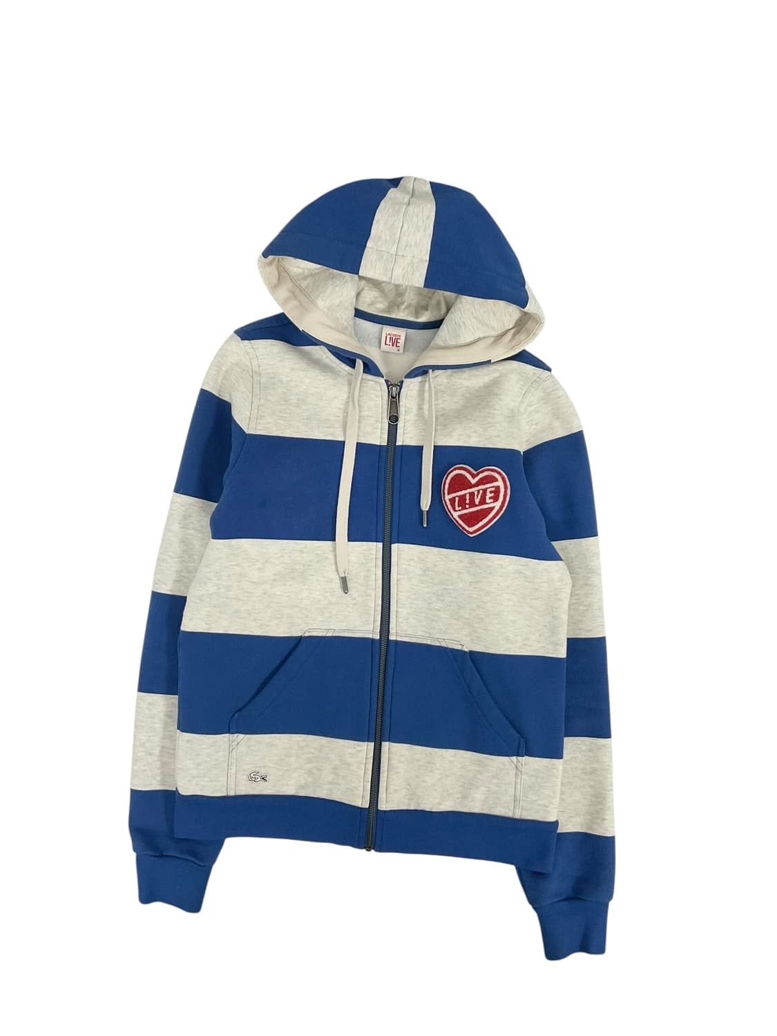 라코스테 스트라이프 후드집업 (m) 상품이미지1