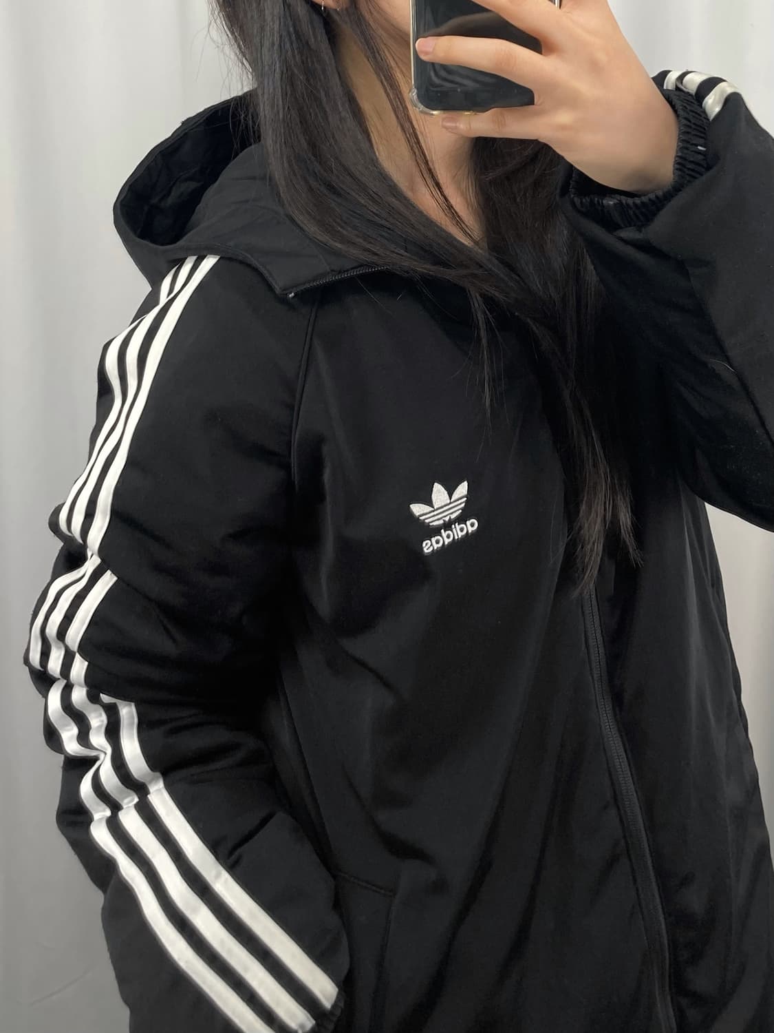 아디다스 리버시블 블랙 자켓 상품이미지2