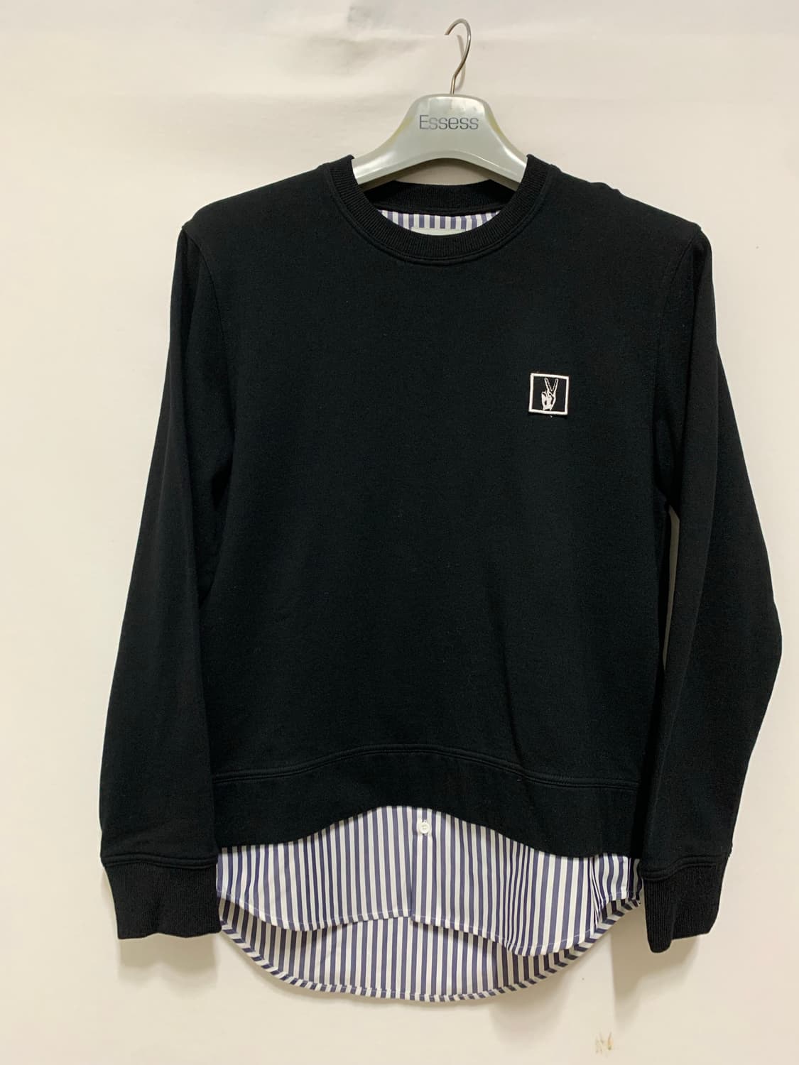 솔리드옴므 레이어드 맨투맨 상품이미지1