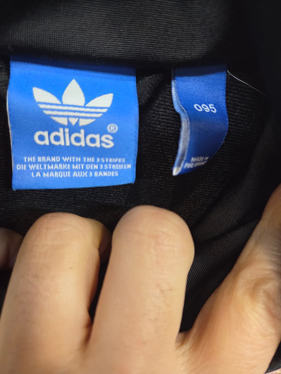 아디다스 파이어버드 빅트레포일 트랙탑 져지 검흰 95 상품이미지3