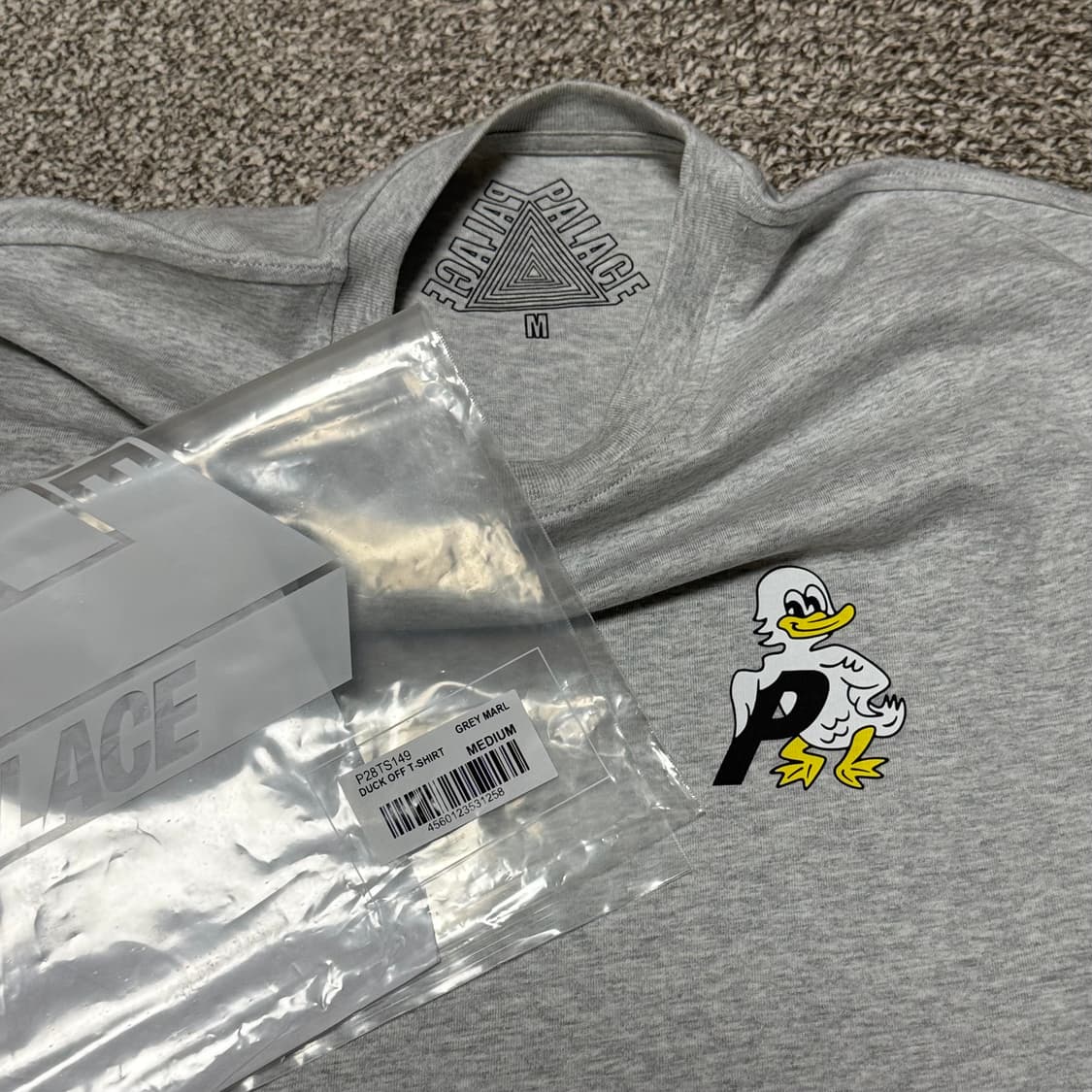 [M] 팔라스 반팔 덕 오프 티셔츠 그레이 상품이미지3