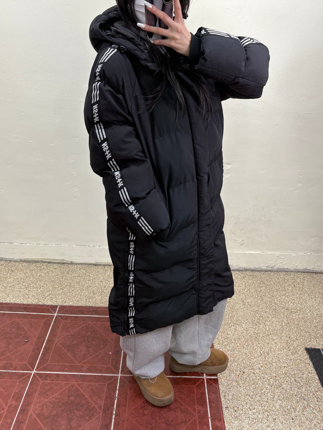 네스티킥 롱패딩 블랙 상품이미지1