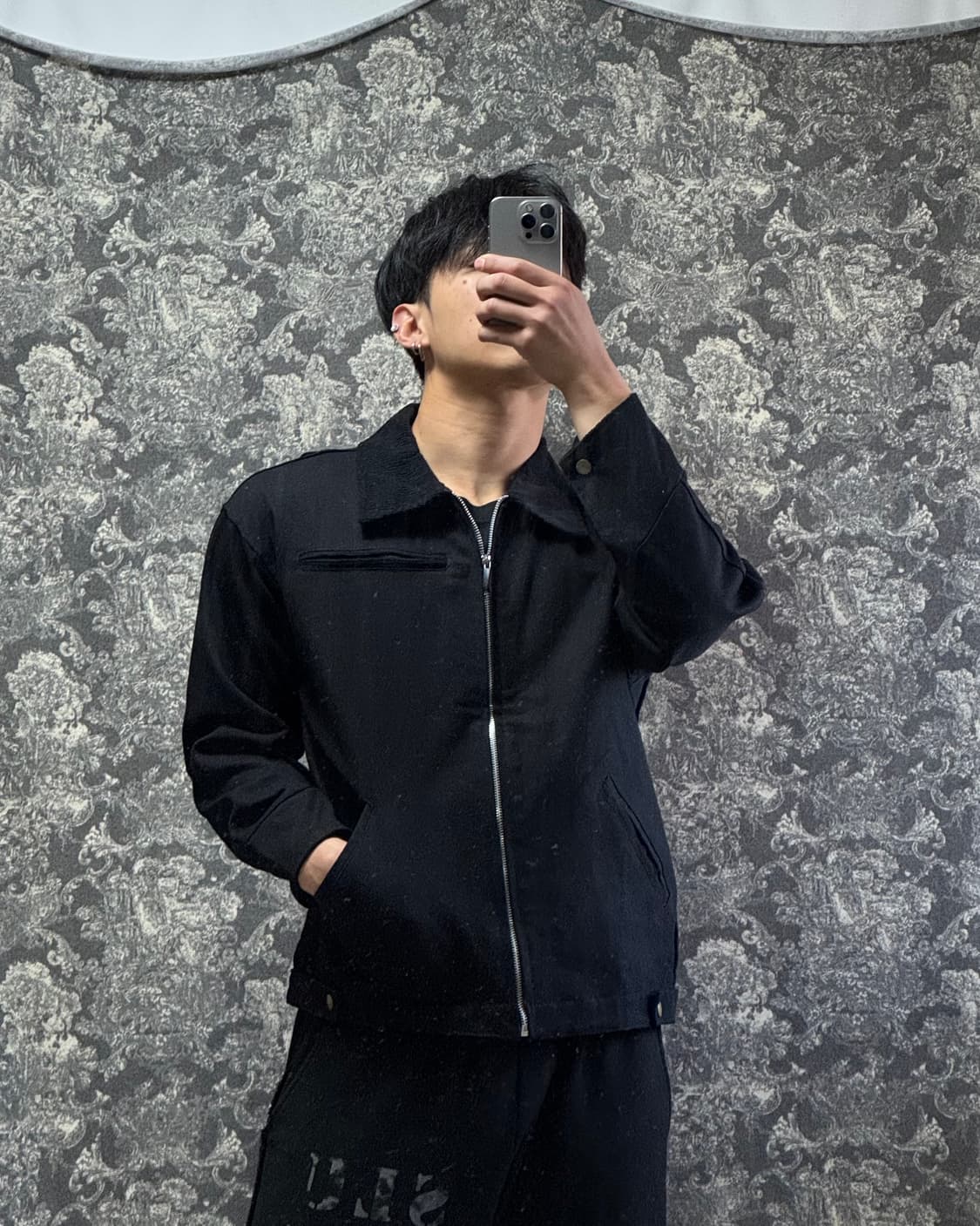 코튼 하프 워크 자켓 상품이미지1