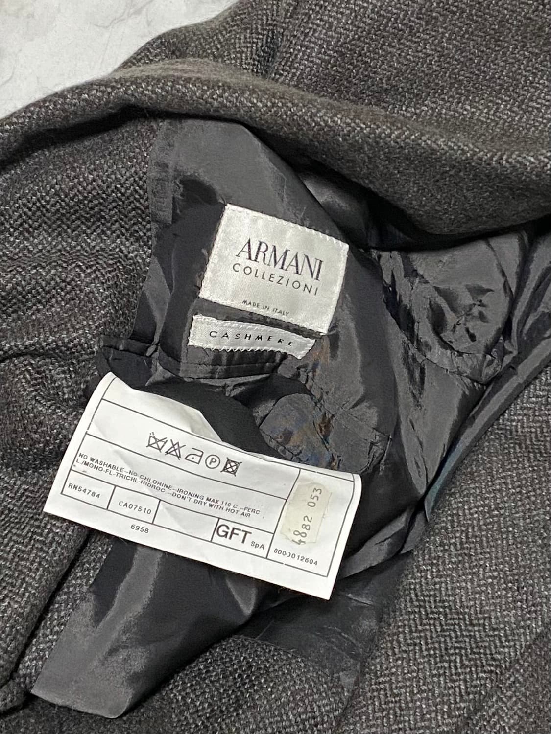 알마니 꼴레지오니 캐시미어 자켓 105 사이즈 상품이미지5