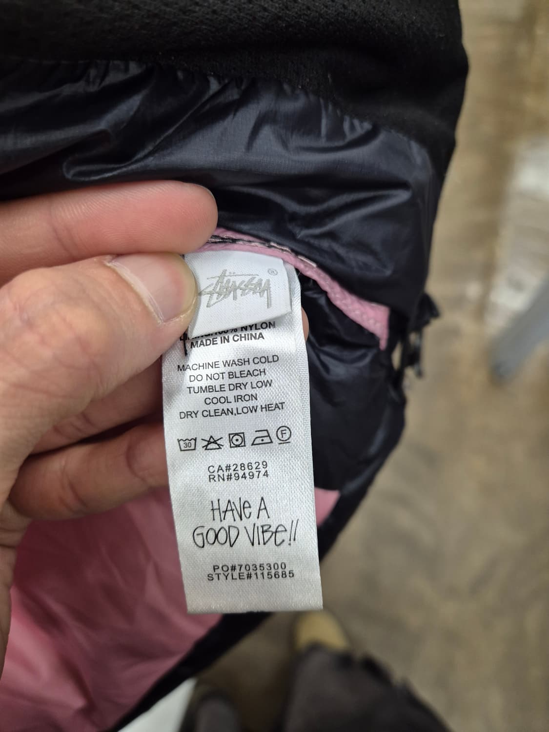 스투시 마이크로 립스탑 다운파카 XL 상품이미지5