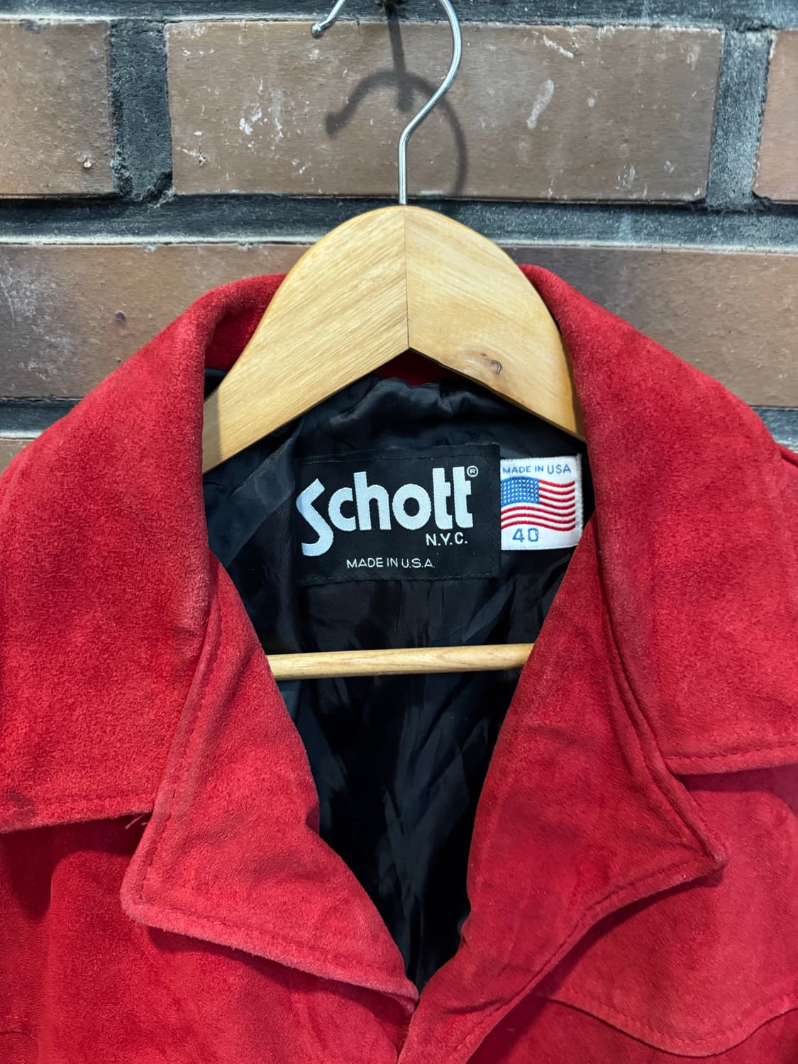 80‘s Schott suede jacket  상품이미지8
